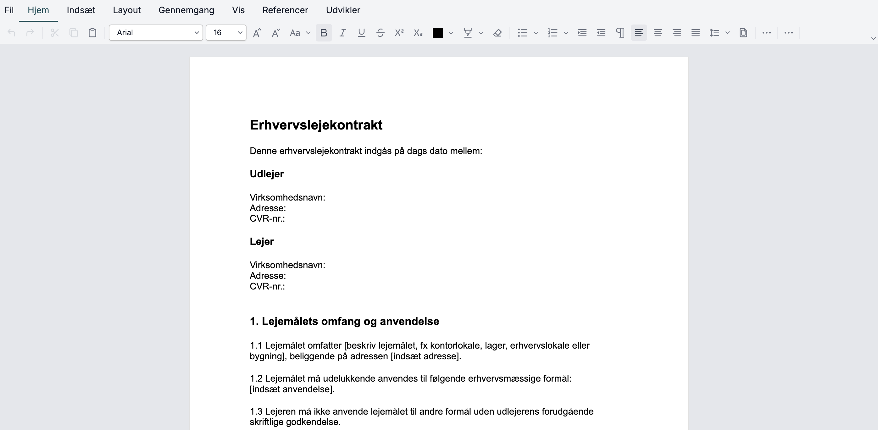 Contractsign editor – write and format contracts with AI